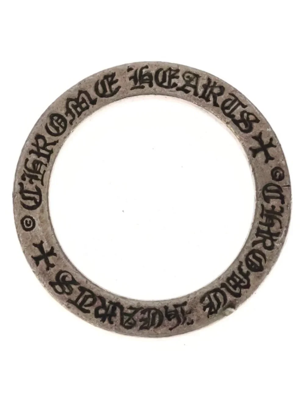Chrome Hearts Spacer Pln Plain Ring Silver